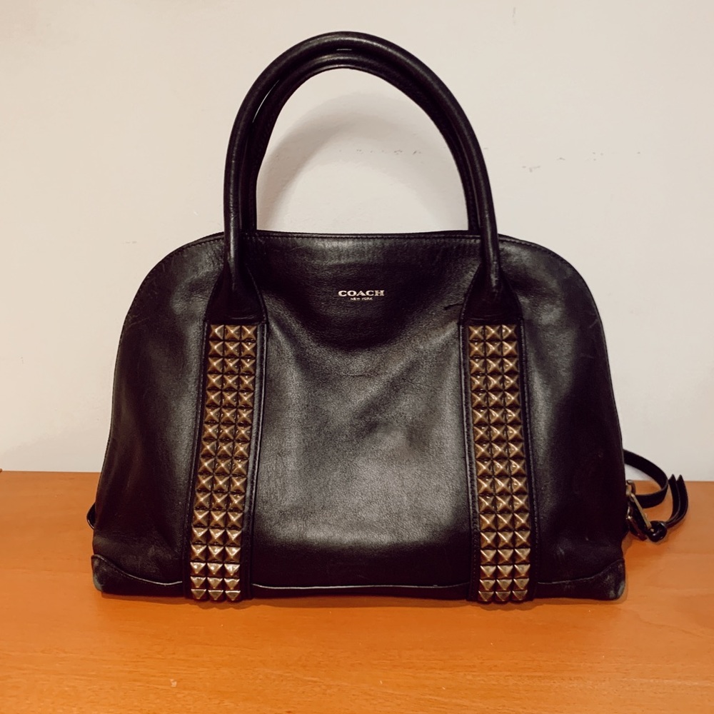 Coach Legacy Studded Preston /Black handbag